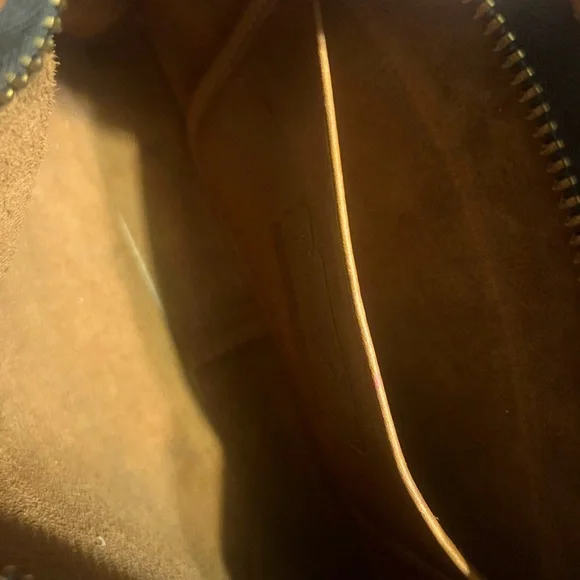 Coach Tan Leather Wristlet with Chain Strap - Picture 5 of 8